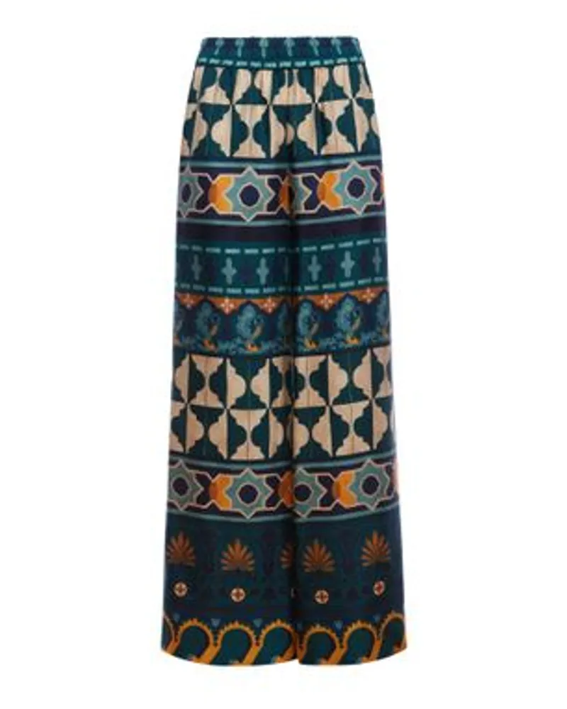 La DoubleJ Palazzo-Hose Multicolor