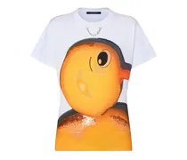 T-Shirt mit Duck-Motiv aus Pailletten