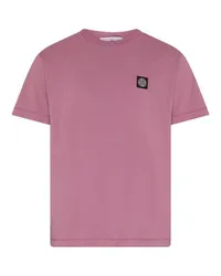 Stone Island Kurzarm-T-Shirt Pink