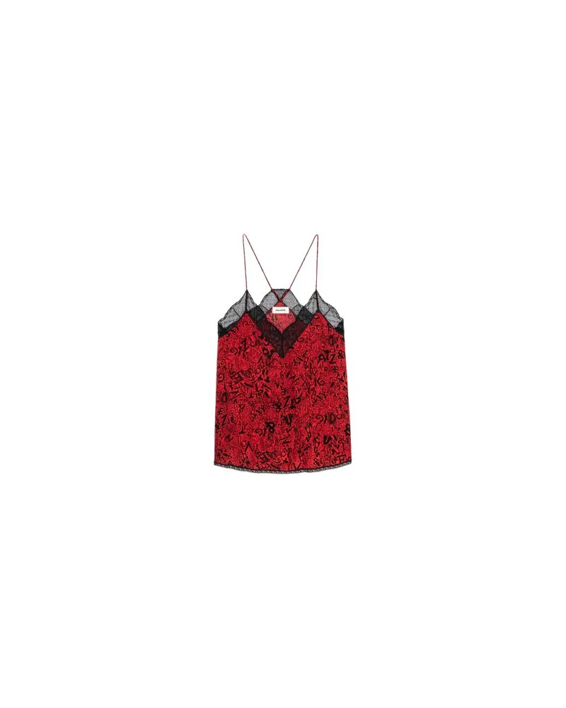 Zadig & Voltaire Camisole-Top Christy Red