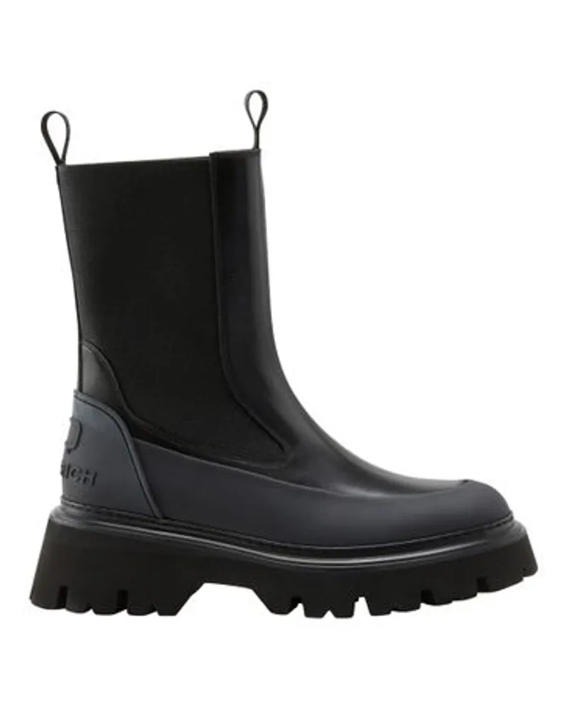 Woolrich Stiefeletten Logger Chelsea Black