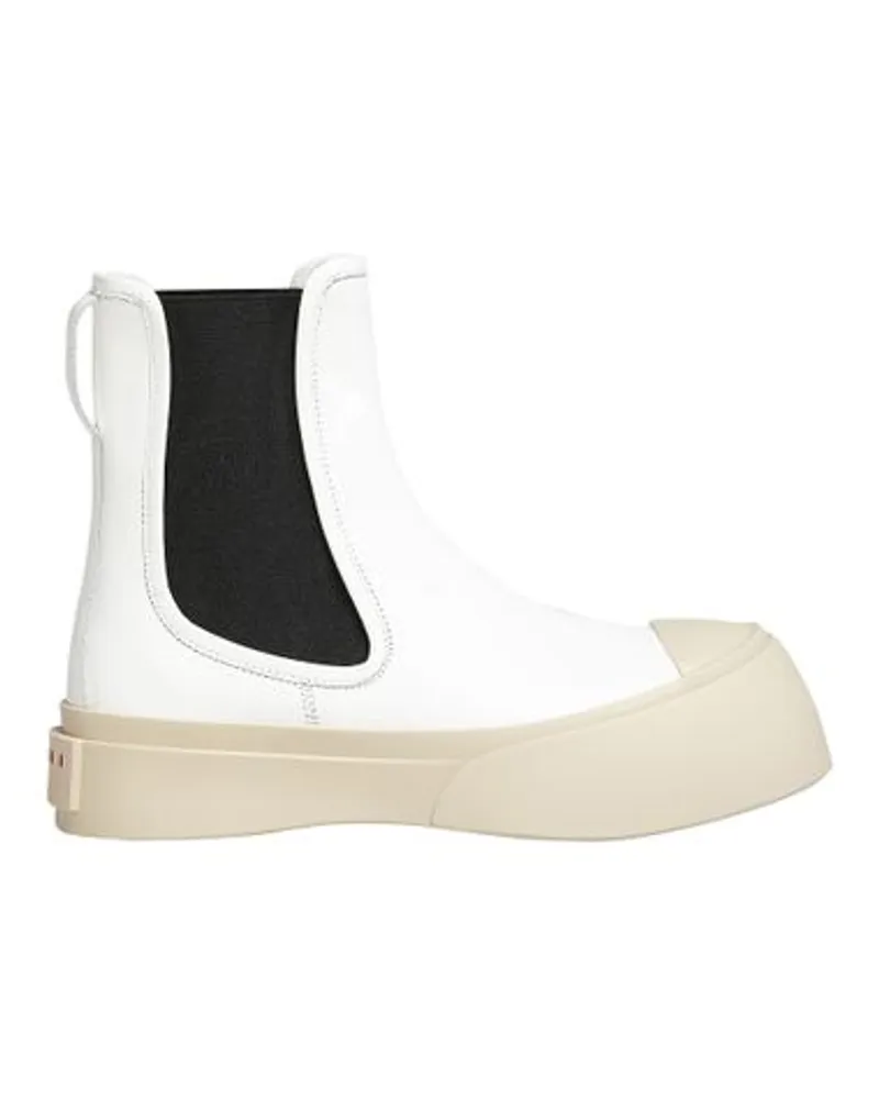 Marni Chelsea-Stiefeletten Pablo White