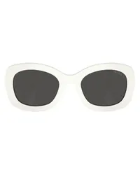 Prada Ovale Sonnenbrille White