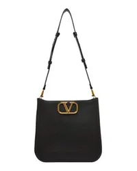 Valentino Garavani Große Hobo-Tasche Alltime Black