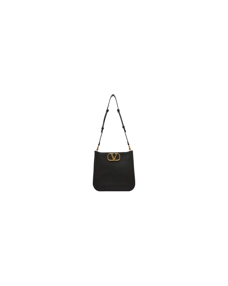 Valentino Garavani Große Hobo-Tasche Alltime Black