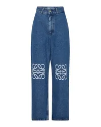 Loewe Baggy Jeans Anagram Blue