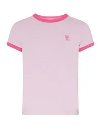 Acne Studios Kurzarm-T-Shirt Pink