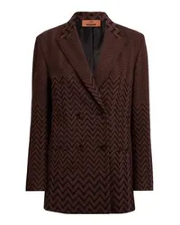 Missoni Zweireihiger Blazer Brown