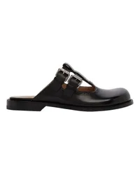 Loewe Mules Mary Jane Campo Black