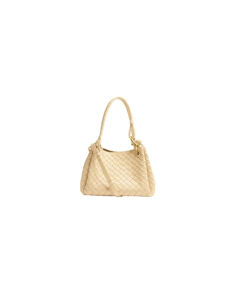 Bottega Veneta Schultertasche Parachute Beige