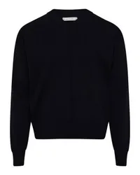 Christophe Lemaire Pullover mit V-Ausschnitt Navy