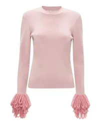 J.W.Anderson Top mit gesäumten Bündchen Pink