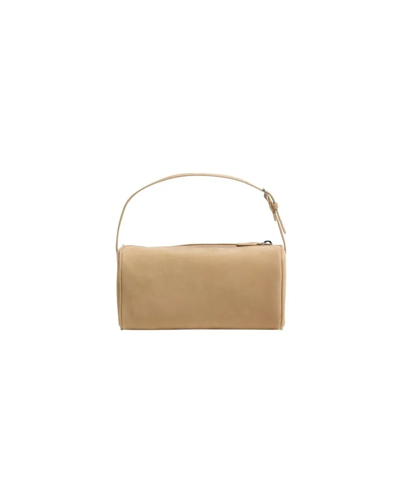 The Row 90'S leather handbag Beige