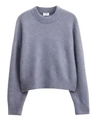 Filippa K Flauschiger Pullover Blue