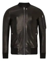 Rick Owens Klassische Fliegerjacke Black