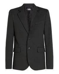 Karl Lagerfeld Punto-Jacke in klassischer Passform Grey