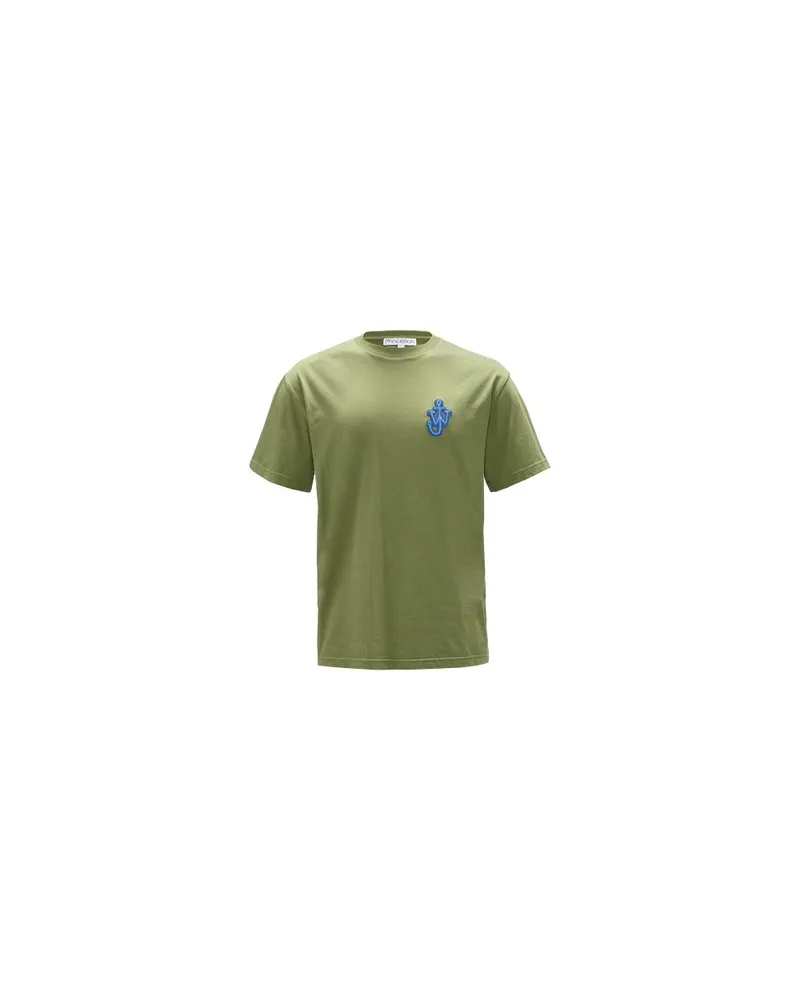 J.W.Anderson T-Shirt mit Anker-Patch Green