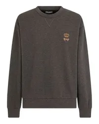 Dolce & Gabbana Jersey-Sweatshirt mit Stickerei Multicolor