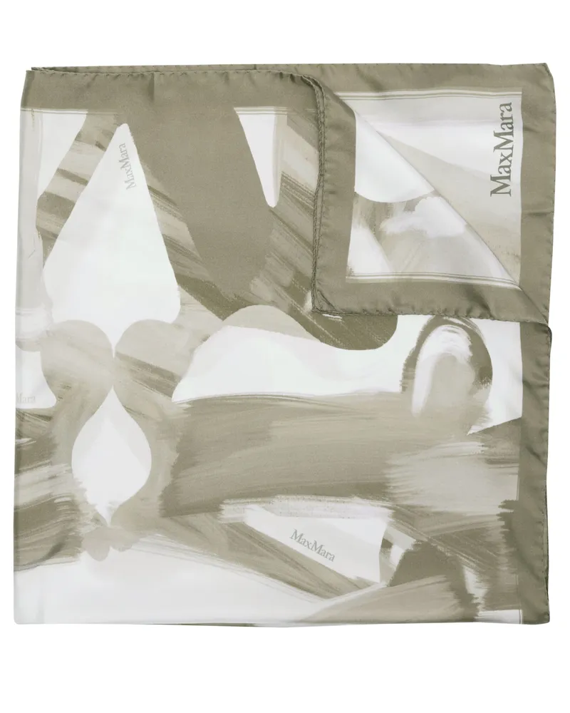 Max Mara Seidenschal Green