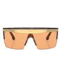 Versace Sonnenbrille Rectangle Brown