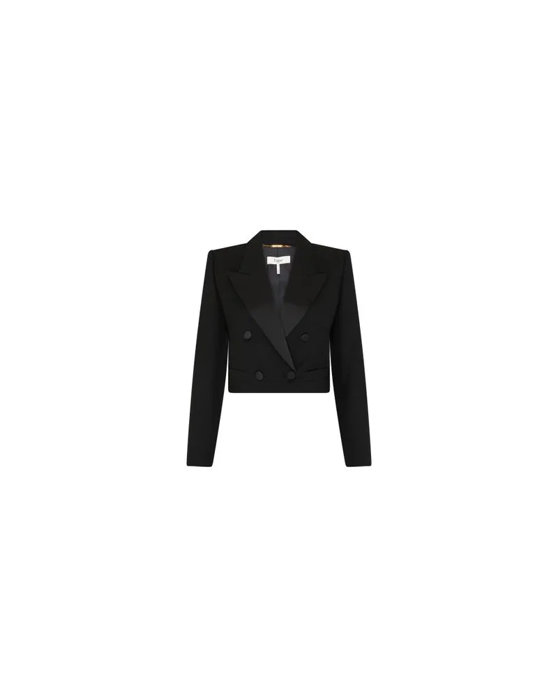 Chloé Kurze Smokingjacke Black