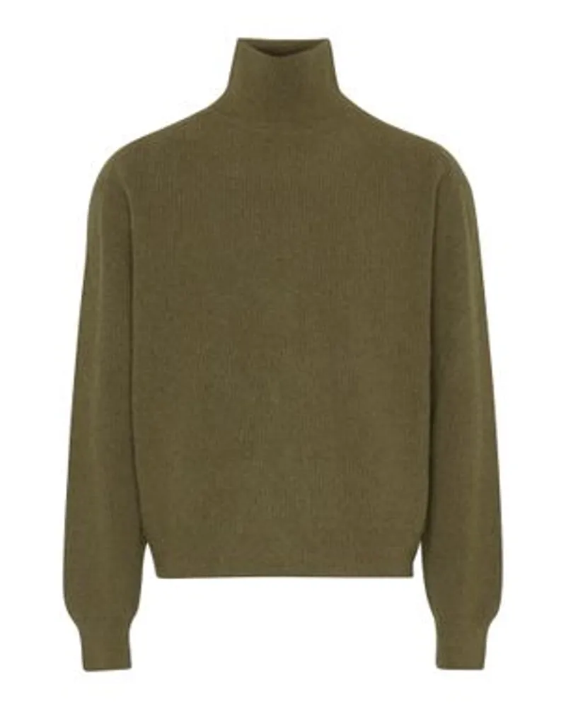 Christophe Lemaire Rollkragenpullover Green