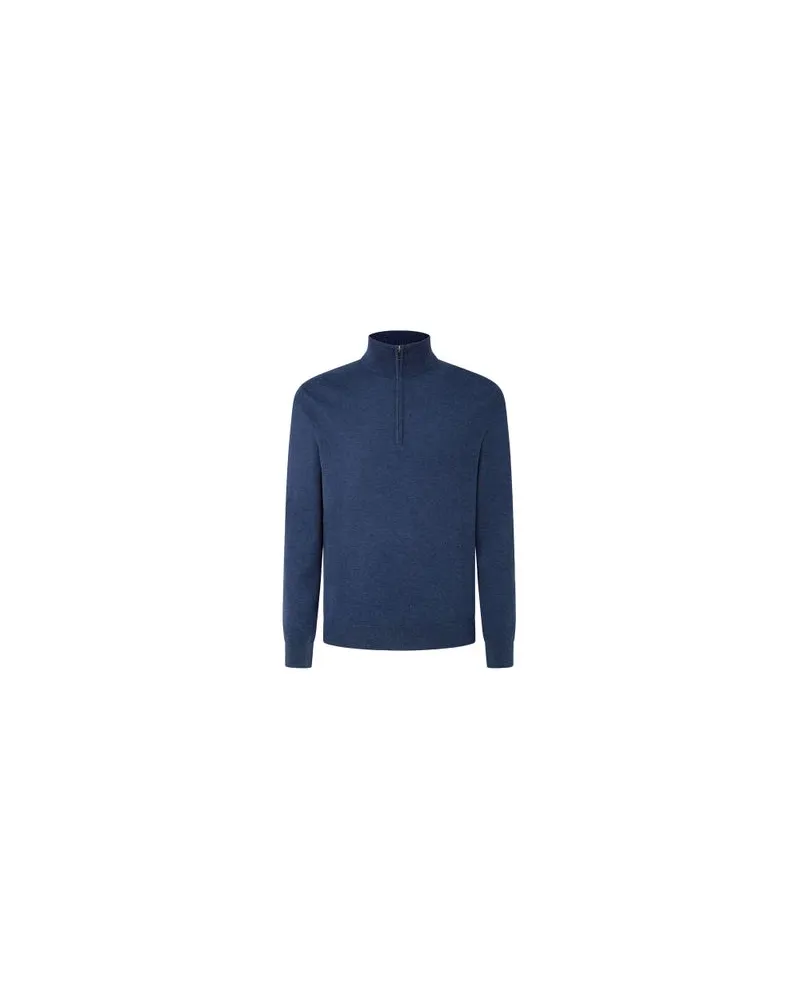 Hackett Pullover mit halbem Reißverschluss Navy