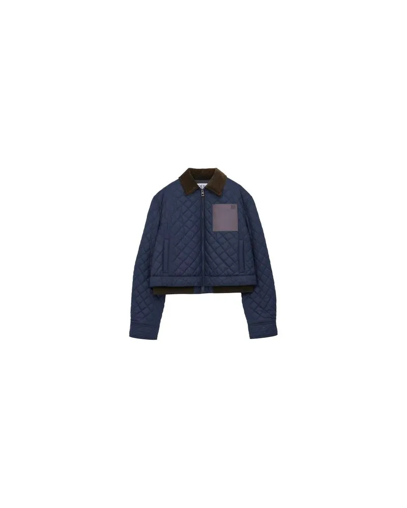 Loewe Blazerjacke aus Wolle Navy