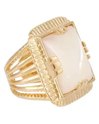 Gas Bijoux Ring Arty Gold White