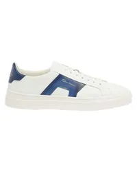 Santoni Sneakers mit Doppelschnalle Blue