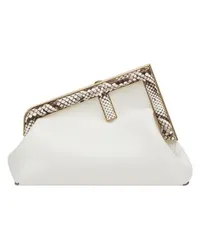 Fendi Fendi First Klein Tasche White