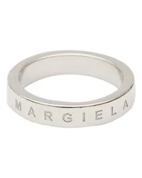 Maison Margiela Ring mit Logo Grey