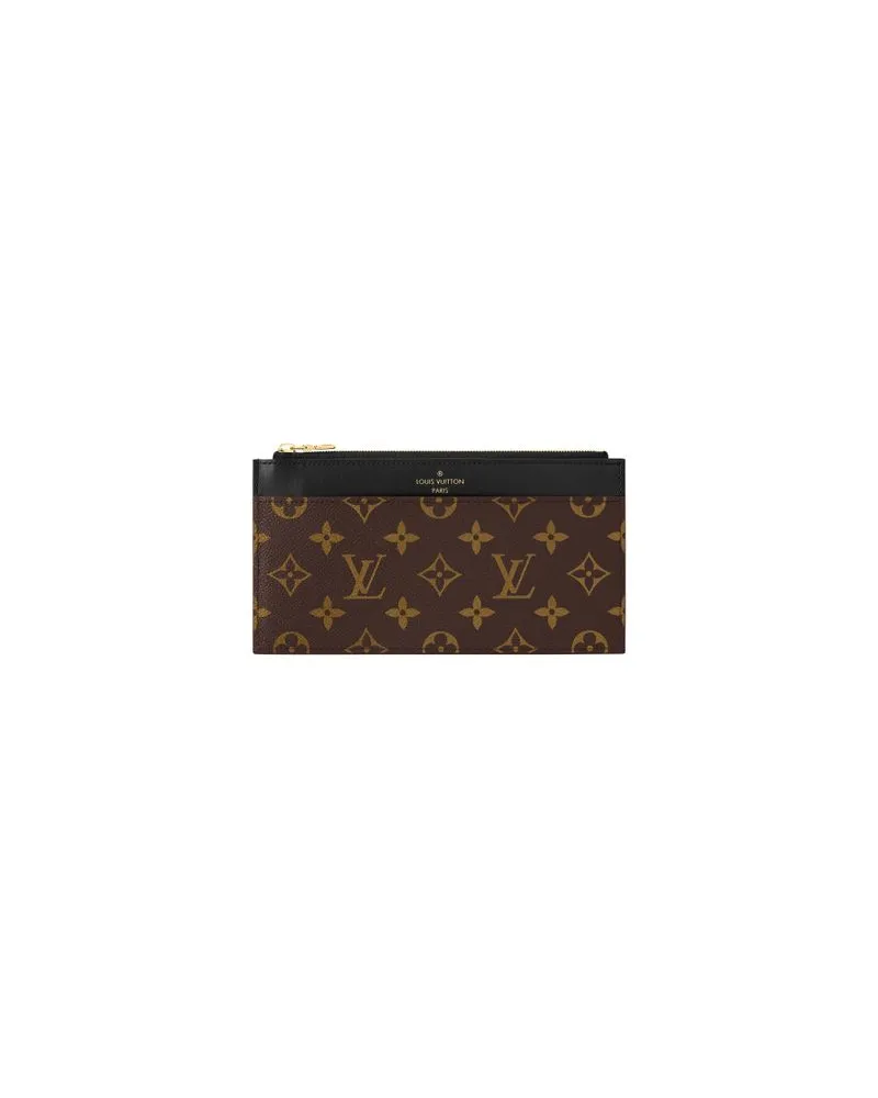 Louis Vuitton Slim Geldbörse Brown