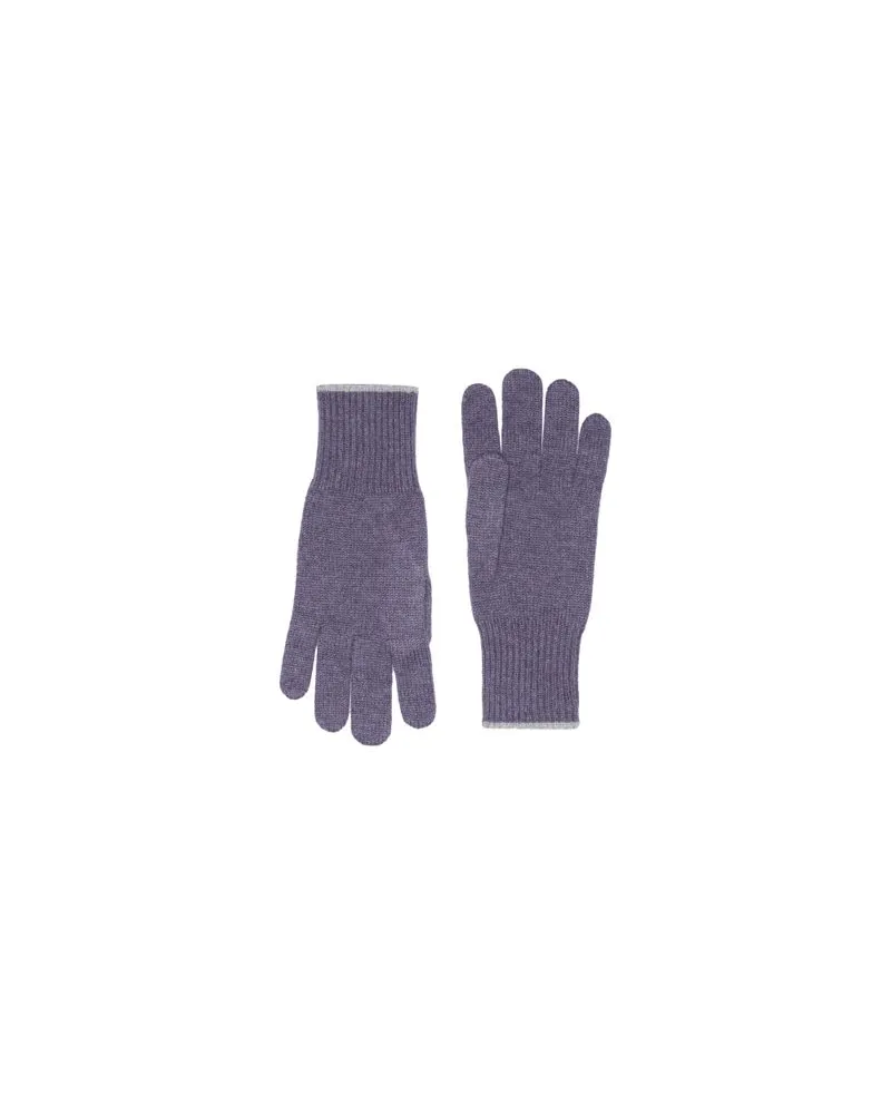 Brunello Cucinelli Handschuhe Purple