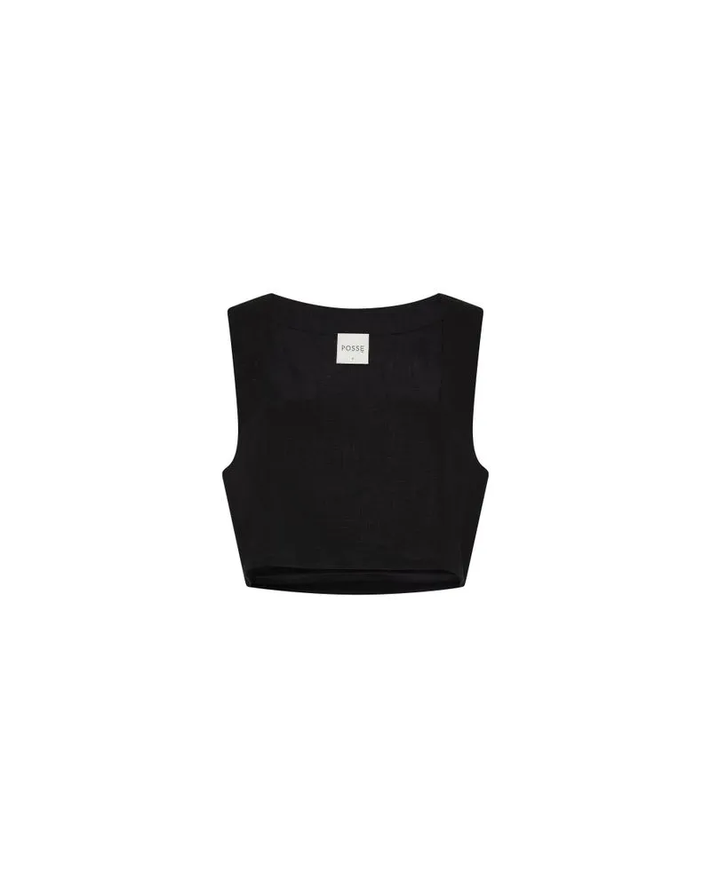 Posse Crop-Top Alice Black