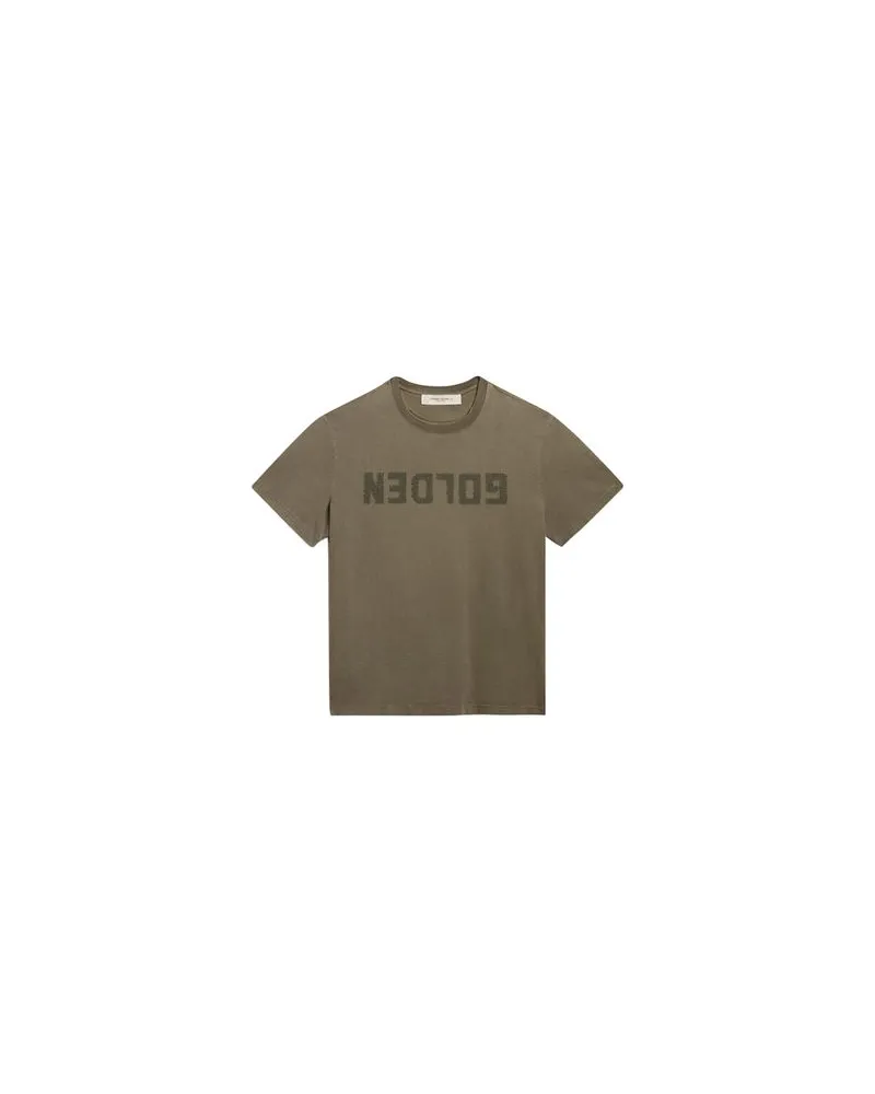 Golden Goose Logo T-shirt Green