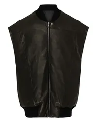 Rick Owens Weste Jumbo Flight Black