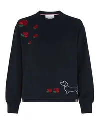 Thom Browne Rundhalssweatshirt Navy