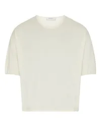 Christophe Lemaire Lässiges Kurzarm-T-Shirt Beige