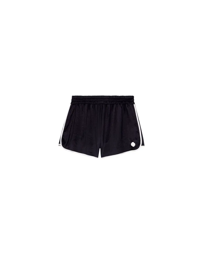 Maje Satin Shorts Black