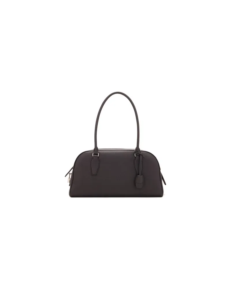 The Row Schultertasche aus Leder E/W India Brown