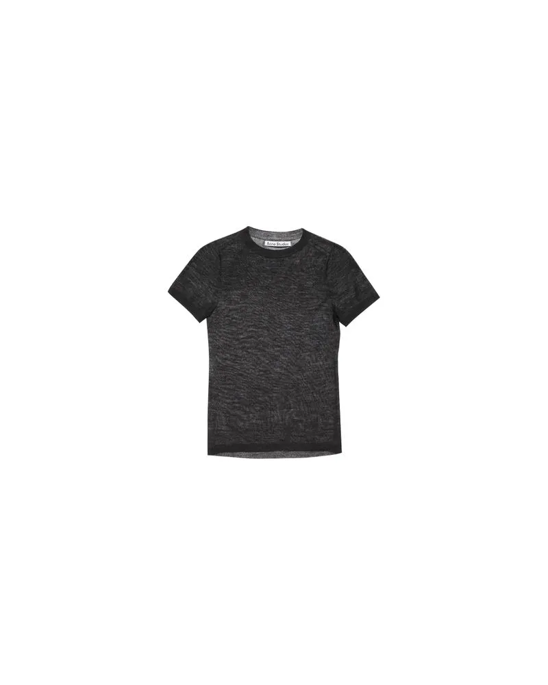 Acne Studios Kurzarm-Top Black