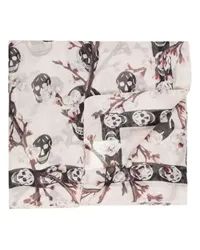 Alexander McQueen Foulard mit klassischem Blütenprint Pink