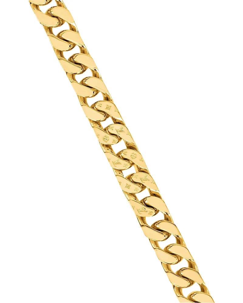 Louis Vuitton LV Chain Links Halskette Gold Schmuck