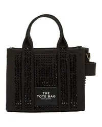 Marc Jacobs Tasche The Crossbody Tote Crystal Canvas Black