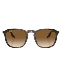 Ray Ban RB2203 Quadratische Sonnenbrille Brown