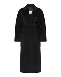 Max Mara Locri langer Mantel Black