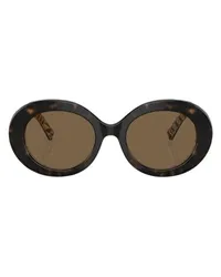 Dolce & Gabbana DG4448 Ovale Sonnenbrille Brown