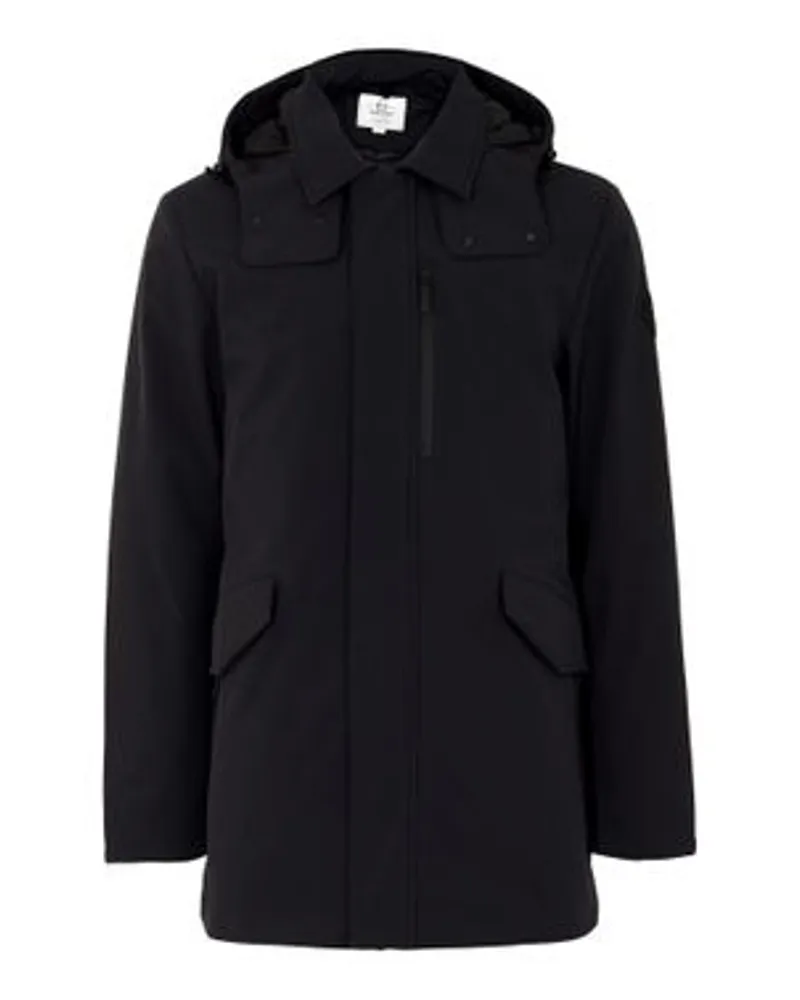 Woolrich Softshell-Mantel Barrow Mac Black