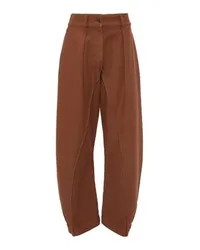 J.W.Anderson Hose mit gedrehten Steppnähten Brown